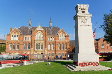 Monument in the city center, Walsall