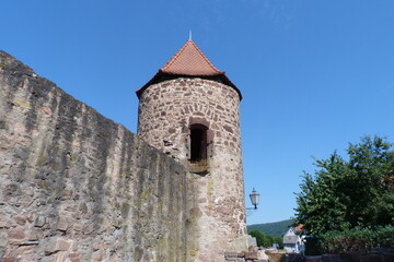 Wehrturm Stadtmauer - Rotenburg an der Fulda - Fachwerkstadt in Hessen