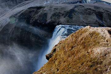 waterfall in iceland