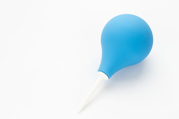 Blue enema ot syringe bulb