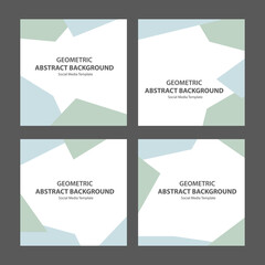 Abstract geometric shape background collection vector design