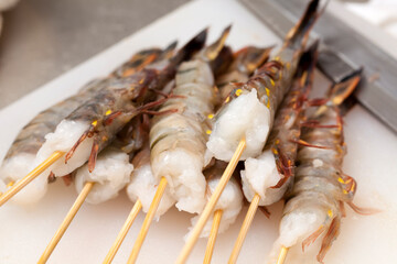 寿司ネタ海老調理