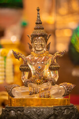 the temple of Wat Phra Kaew in the city of Bangkok in Thailand in Southeastasia.