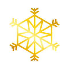 snowflake design, Winter season merry christmas celebration and holiday theme Vector illustration