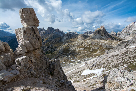 Beautiful landscape of Italian dolomites