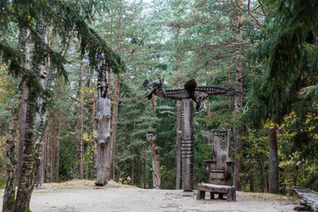 The hill of witches, Lithuania, sculpture