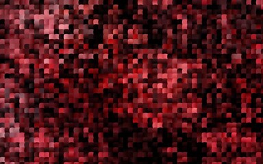Dark Green, Red vector template with crystals, rectangles.