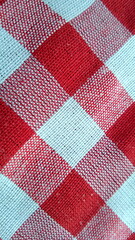 Orange loincloth texture with orange gingham seamless pattern, abstract plaid, Texture background for Loincloth or Thai bathing cloth.