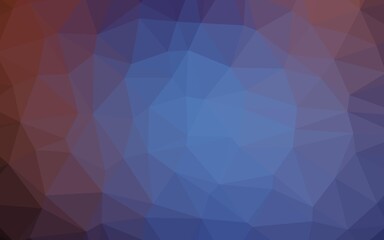 Obraz premium Dark Blue, Red vector abstract mosaic background.