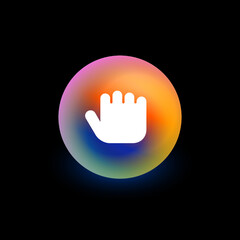 Hold Hand - App Button
