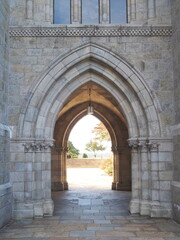 Fototapeta na wymiar Entrance to the cathedral.