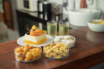 Nastar or pineapple-filled cookie is one of the classic popular cookies in Indonesia served with syrup drinks and cake. Very popular during festive season.