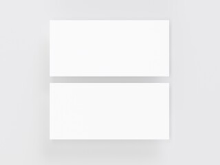 DL Flyer Mockup 3D Illustration