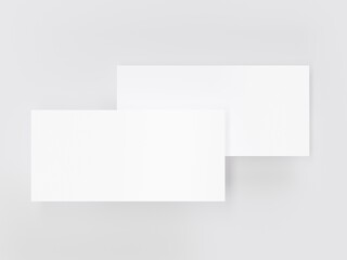 DL Flyer Mockup 3D Illustration