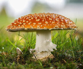 Mushroom wild in nature