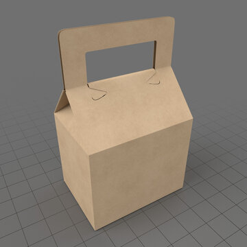 Tapered carrying box