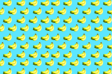 Beautiful seamless pattern with banana background. Perfect for wallpapers,