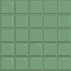 Green chocolate background. Chocolate green tea, mint, matcha tea. Seamless background with texture of chocolate bars.