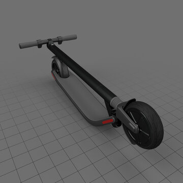 Folded electric scooter 2