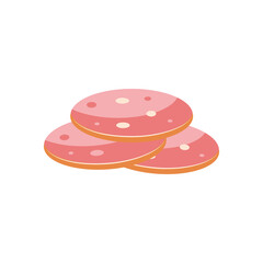 ham icon design, food eat restaurant and menu theme Vector illustration
