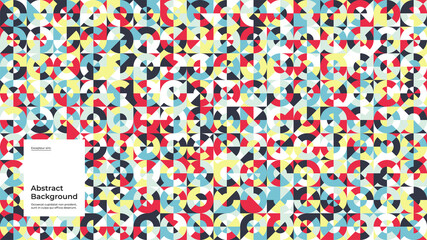 Abstract background illustration. Seamless pattern. Flat geometric shapes. Eps10 vector.