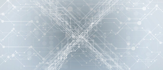 Abstract circuit board futuristic technology processing background