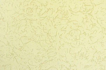 Decorative stucco wall of the house.