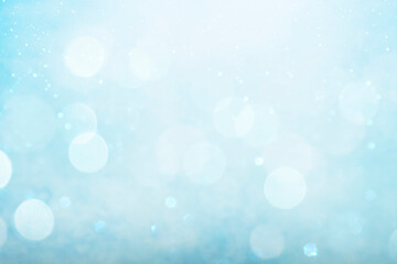 Christmas and New Year holidays background, glitter vintage lights background. defocused.