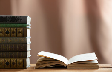 stack of books