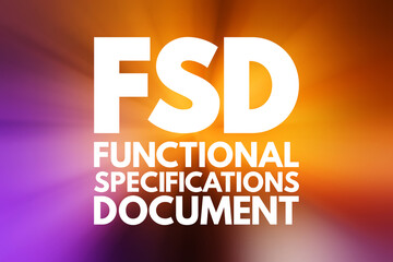 FSD - Functional Specifications Document, concept background