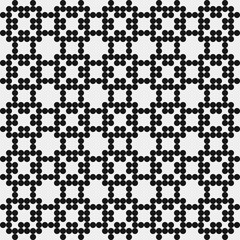 Abstract Cross Pattern Dots Logo generative computational art illustration