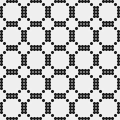 Abstract Cross Pattern Dots Logo generative computational art illustration