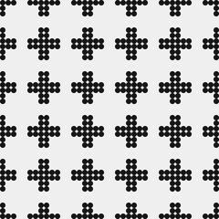 Abstract Cross Pattern Dots Logo generative computational art illustration