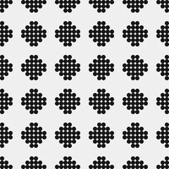 Abstract Cross Pattern Dots Logo generative computational art illustration