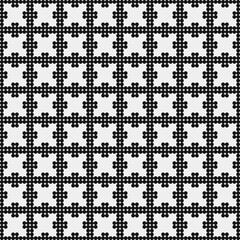 Abstract Cross Pattern Dots Logo generative computational art illustration