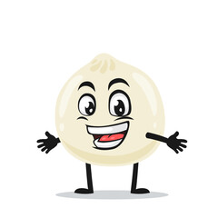vector illustration of dimsum mascot or character