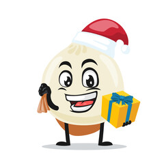 vector illustration of dimsum mascot or character
