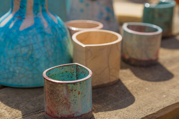 Beautifully crafted clay pots for gardening and decoration. Modern design and interior style...