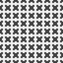 Abstract Cross Pattern Dots Logo generative computational art illustration