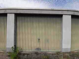 Fototapeta na wymiar modern and decorative garage door
