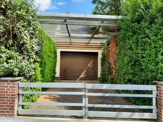 modern and decorative garage door