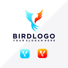 bird logo with vector app icon