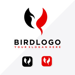 bird logo with vector app icon