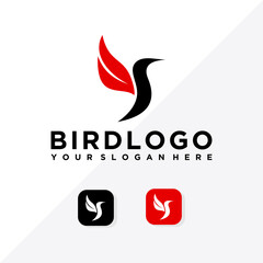 bird logo with vector app icon