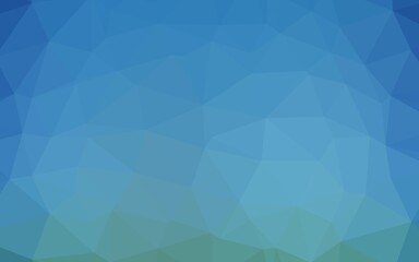 Light BLUE vector abstract mosaic pattern.