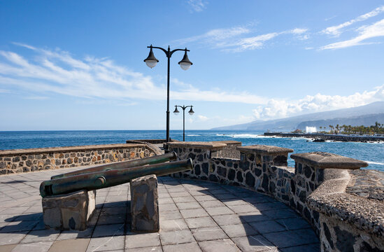 Spain, Canary Islands, Puerto de la Cruz, Bateria de Santa Barbara