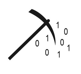 bitcoin mining illustration