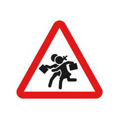 Childrens running sign