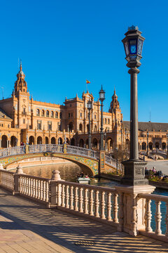 Plaza De Espana in Maria Luisa Park, Seville
