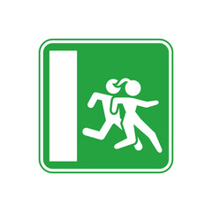 Exit door symbol